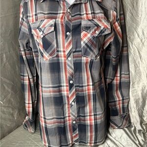 BKE Multicolor Plaid Casual Shirt